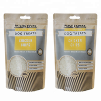 Sachet Doypack de sécurité personnalisé avec logo, 150g/250g, pour noix, snacks et aliments pour animaux, emballage plastique recyclable avec fenêtre