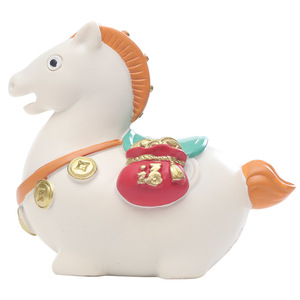 <b>Little</b> Fatty <b>Horse</b> Resin Figurine Chinese New Year Zodiac Souvenir Cultural Gift Set - Product Image 5
