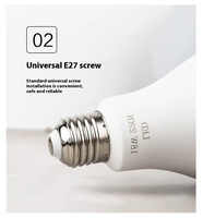 Vente en gros d'ampoules LED SKD de haute qualité Matières premières, plastique d'intérieur 5 WE 27 B22 Ampoules LED d'éclairage