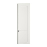 Portes intérieures modernes en polymère, résistantes à l'humidité et insonorisées, finition soignée, vente en gros, portes de chambre personnalisées pour villa