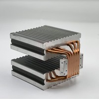 Custom-made CPU Cooler LED Luminaire Heat Sink Pure Copper Heat Pipe Radiator for Photography and RAM Support OEM ODM