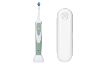 Brosse à dents électrique rechargeable étanche IPX7 avec minuterie de 2 minutes rotative 3 modes poils en nylon moyens pour un usage domestique