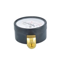 Hot Sales Double-An Y60 Axial Radial Black Steel Shell Brass Connection Bourdon Tube 0-250bar Carbon Dioxide Pressure Gauge