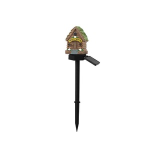 New Solar Resin House Ground <b>Plug</b>-<b>in</b> Outdoor Waterproof <b>LED</b> <b>Lights</b> Garden Decoration Lawn and Courtyard Garden Landscape <b>Lights</b> - Product Image 6