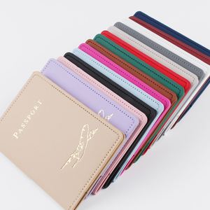 Custom Logo PU Leather Summer Travel Passport Cover Sleeve <b>Feather</b> Decoration Fashion Certificate Bag Personalized 5 in - Product Image 4
