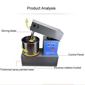 Mezcladora <span class=keywords><strong>de</strong></span> Cemento y <span class=keywords><strong>Mortero</strong></span> Eléctrica Vertical Profesional para <span class=keywords><strong>Laboratorio</strong></span>, Capacidad <span class=keywords><strong>de</strong></span> 28L, 380V/1500W, Protección IP55, Marca JG - Product Image 3