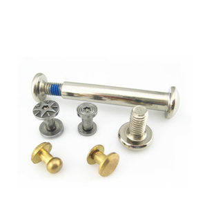 Vis OEM Chicago, rivets décoratifs en acier et aluminium pour cuir, fabricant de qualité - Product Image 1