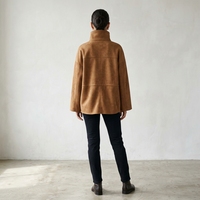 Veste de sport d'hiver pour femme, douce et chaude, à manches longues, entièrement zippée, en polaire épaisse, pour la course à pied et le fitness
