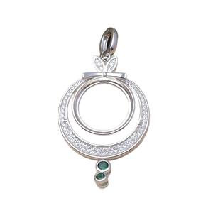 Base Hueca de Plata S925 con Diseño de Hoja Vintage para Perlas Mabe de 15.3-15.5mm, Accesorio para Pendientes de Perlas DIY JG6099 - Product Image 5