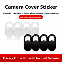 Autocollant de protection de confidentialité pour caméra coulissante, anti-espionnage, pour smartphone, ordinateur portable, tablette, webcam, accessoire de sécurité