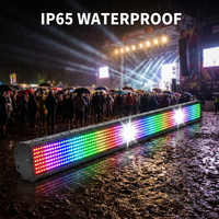 Barre lumineuse LED à pixels RGB XJ 32+16 segments, étanche IP65, 250W DMX512, CRI élevé 90 Ra90, éclairage de scène pour concert DJ