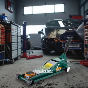 Портативный 3,5 т двойной насос Напольный домкрат низкопрофильный сверхмощный ручной гидравлический автомобильный домкрат с 3,5 т вместимостью стальной алюминиевый материал - Product Image 2