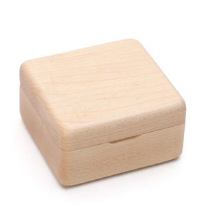 Caja de música de madera lisa natural, caja de música de madera para grabar <span class=keywords><strong>canciones</strong></span> personalizadas - Product Image 6