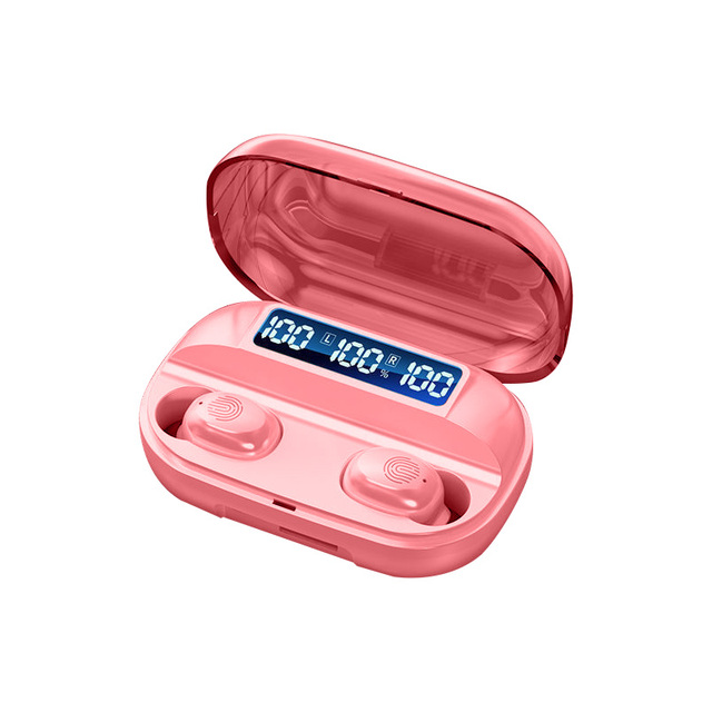 Hot New Custom  Tws Wireless Headphone Earphone Sports Waterproof Touch Headset Led Display Earbuds