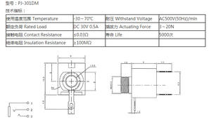 Conector Hembra PJ-301M de 3.5mm para Audio, Montaje Vertical de 3 Pines con Tuerca Roscada - Product Image 6