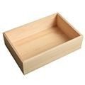 Custom Made Wooden Storage <b>Boxes</b> Rectangular Lidless <b>Pine</b> Wood Office Display Gift Perfume <b>Boxes</b> Standing Type Solid Color - Product Image 3