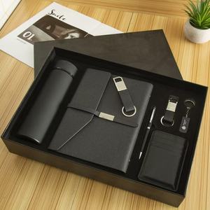 Set regalo di lusso con Logo personalizzato 6 pezzi Notebook + Display temperatura Cupg + Power Bank + portachiavi + penna + Usb - Product Image 2