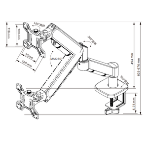 With New Currents Clear Acrylic <strong>Computer</strong> Monitor Stand Removable <strong>Desk</strong> <strong>Computer</strong> Table Gaming Lifting <strong>Desk</strong> High Loading Capacity - Product Image 6