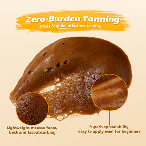 Espuma Bronceadora de Etiqueta Privada Summer Glow, Bronceado Artificial de Larga Duración, Mousse Autobronceador para <span class=keywords><strong>Piel</strong></span> Oscura - Product Image 5