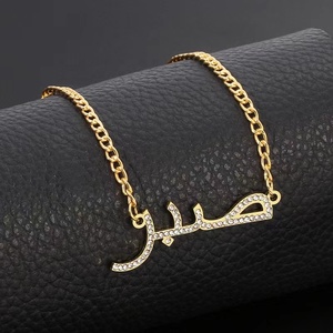 Collar con Nombre Personalizado de Acero Inoxidable <span class=keywords><strong>Gaby</strong></span> con Piedra para Mujer, Joyería Personalizada - Product Image 6