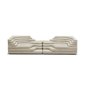 Divano in Pelle di Design Italiano, Set Modulare di Lusso Moderno <span class=keywords><strong>Terrazza</strong></span>, Divano in Legno Nordico Personalizzato per Soggiorno, Realizzato con Tessuto di Alta Qualità - Product Image 5