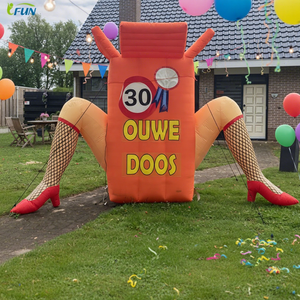 Ballons gonflables en forme de dessin animé DOOS Box Legs, en PVC/Nylon, avec ventilateur intégré, impression UV/numérique, pour la location de fêtes et la décoration d'<span class=keywords><strong>anniversaire</strong></span> - Product Image 1