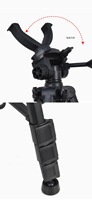 Portable 1.8M Alliage D'aluminium Pliable Durable Noir En Plein Air Tactique Chasse Trépied V Joug Support Réglable Scopes Accessoires
