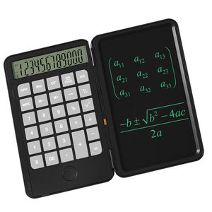<span class=keywords><strong>Calculatrice</strong></span> scientifique de bureau rechargeable de qualité supérieure pour étudiants et employés, tablette d'écriture en plastique, outil de bureau alimenté par batterie - Product Image 3