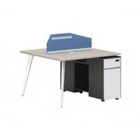 Bureau de travail ergonomique de style industriel en bois respectueux de l'environnement de niveau E0, simple et durable