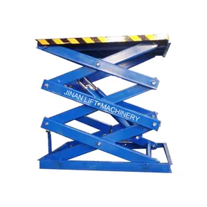 Customized mini electric lift table hydraulic stationary scissor lift loading dock lift platform for sale