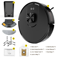 Aspiradora Robótica Inteligente V2L-SJ con Autovaciado, Navegación Láser, Filtro HEPA y Alta Succión, con Logotipo Personalizable OEM