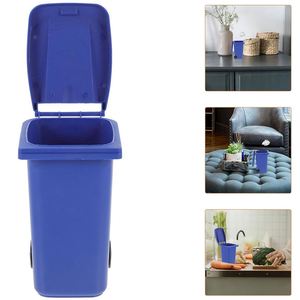 Mini Bote de Basura Multifuncional Creativo para Escritorio, Contenedor de Basura para Escritorio, Hogar, Escuela, Oficina, Portaplumas con Ruedas - Product Image 4