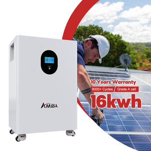 Stock UE AMIBA 51.2V 15Kwh 16KWH Batterie solaire au lithium Lifepo4 48V 200AH 280Ah 314Ah Batterie au lithium-ion Pack de batteries domestiques - Product Image 1