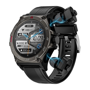 Smartwatch 2 em 1 com fones de ouvido LC18 tela de 1,53 polegadas BT Call Voice Assistant Monitoramento de saúde <span class=keywords><strong>Smart</strong></span> <span class=keywords><strong>Watch</strong></span> - Product Image 1
