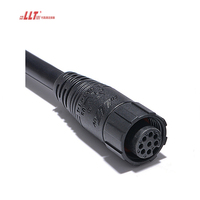 Connecteur de câble étanche IP67 M16 pour bande LED 8 broches de haute qualité – Fabrication