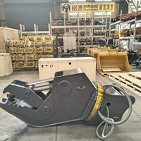 MONDE Long Service Pulverizer Crusher Excavator Attachment Hardened Jaw Teeth for Demolition Work on Construction Yard