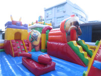 Meilleures ventes : Combo de châteaux gonflables pour enfants, thème parc d'attractions et parc à ours