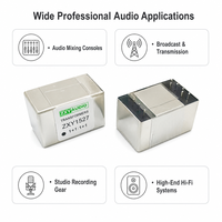 Transformateur d'isolation audio Permalloy ZXY1527, configuration 1 Plus 1 vers 1 Plus 1, transmission de signal 8 broches