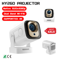 Nuevo Proyector Inteligente de Bolsillo HY260 Pro, 1080P, Cine en Casa, Multimedia, Juegos, Mini Proyector LED Portátil para el Hogar, Superventas
