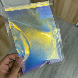 Pigmento en Polvo Camaleón Aurora SH al Por Mayor, Tono Caramelo Azul-Dorado Cambiante para Belleza de Uñas, Maquillaje y Recubrimiento de Acrílico - Product Image 3