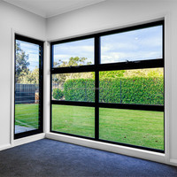 Ventana Abatible de Aleación de Aluminio PRIMA con Rotura de Puente Térmico y Doble Acristalamiento para Hogares y Villas de Eficiencia Energética