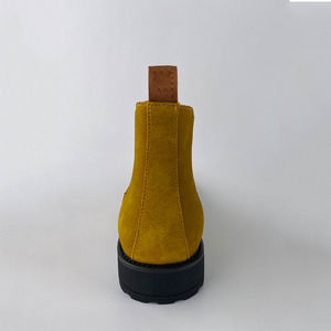 Couleurs personnalisées hommes <span class=keywords><strong>Chelsea</strong></span> bottes grande taille <span class=keywords><strong>semelle</strong></span> en caoutchouc en cuir de vachette avec doublure en cuir de mouton souple - Product Image 5
