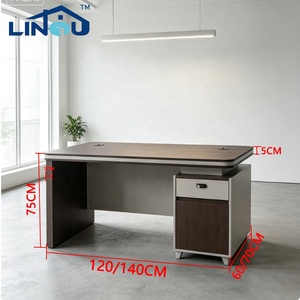 Scrivania Direzionale in Legno Personalizzabile con Pannello Estensibile 1m, 2 Cassetti, Tavolo da Lavoro Moderno per Ufficio ad Angolo - Product Image 2