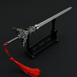 The Global Hot Halloween Gift Retro All-Metal Craft 22cm <span class=keywords><strong>Reencarnación</strong></span> Espada Llavero Decoración del hogar - Product Image 3