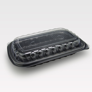 Tamaño personalizado para llevar contenedor de alimentos caja de plástico cuadrada reutilizable para alimentos caja de almacenamiento de PP - Product Image 4