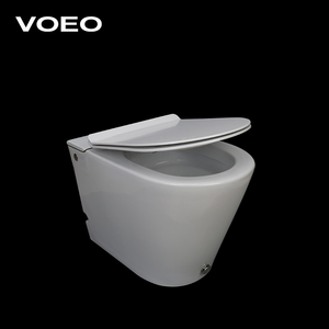 Foshan Factory VOEO Bathroom Furniture Sanitary Ware Ceramic <strong>Wc</strong> Floor Mounted Toilet Commode - Product Image 5