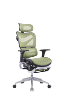 Chaise de bureau à domicile Certification BIFMA Vente en gros Chaise de bureau d'ordinateur confortable et pivotante Chaise ergonomique en maille avec repose-pieds