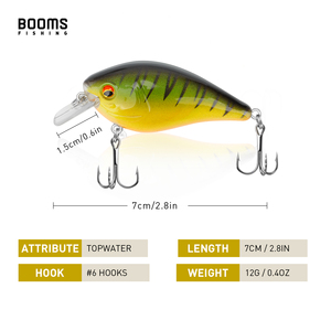 Leurre Crankbait Artificiel Flottant Personnalisé en Usine avec Hameçon Triple pour la Pêche au <span class=keywords><strong>Silure</strong></span> et au Saumon en Rivière, Lac et Ruisseau - Product Image 2