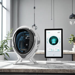 เครื่องวิเคราะห์ผิวหน้า 3 มิติอัจฉริยะ ตรวจจับความชุ่มชื้น ริ้วรอย สิว รูขุมขน สำหรับร้านเสริมสวย สปา  ใช้ได้กับดวงตา  รองรับภาษาญี่ปุ่น อเมริกา แอฟริกาใต้ - Product Image 1