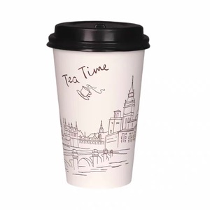 Vaso de Café Biodegradable Impreso, Aislado Térmicamente, Envase para Bebidas, 80mm 90mm de Diámetro, Vaso de Papel para Llevar con Logotipo Personalizado - Product Image 2